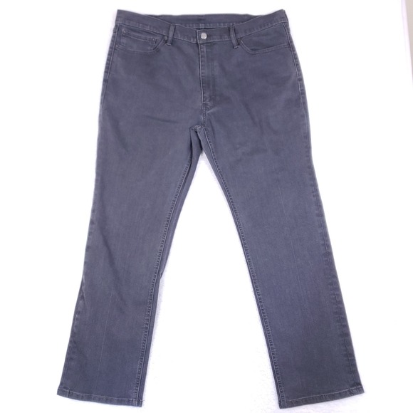 Levi's 541 Athletic Fit Jeans Gray W40 L32 Men's Stretch Casual Denim Pants - Picture 1 of 11